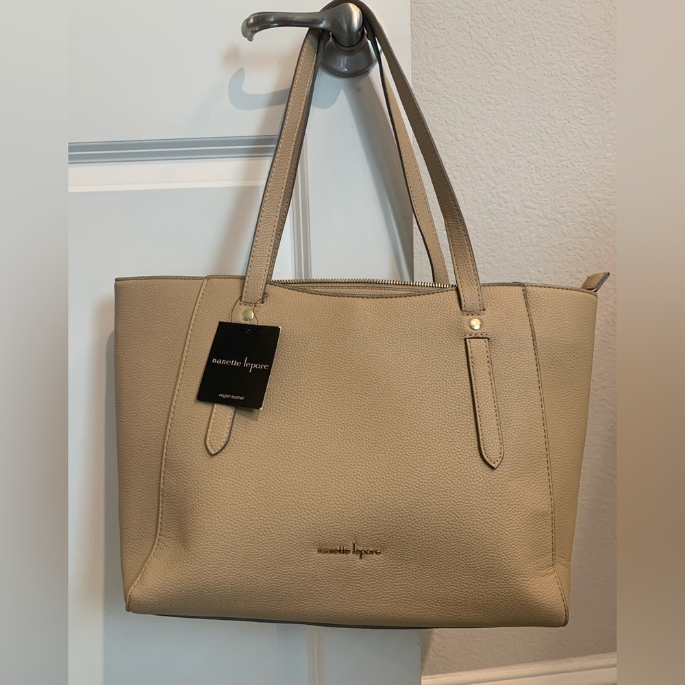 Nanette Lepore Vegan Leather Tote Bag